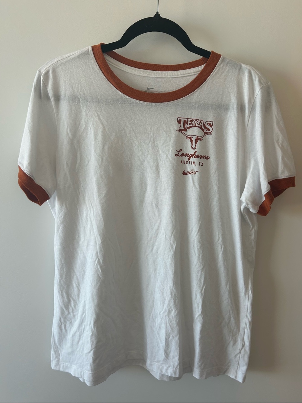 Mens Nike Texas Longhorns Ringer T-Shirt
